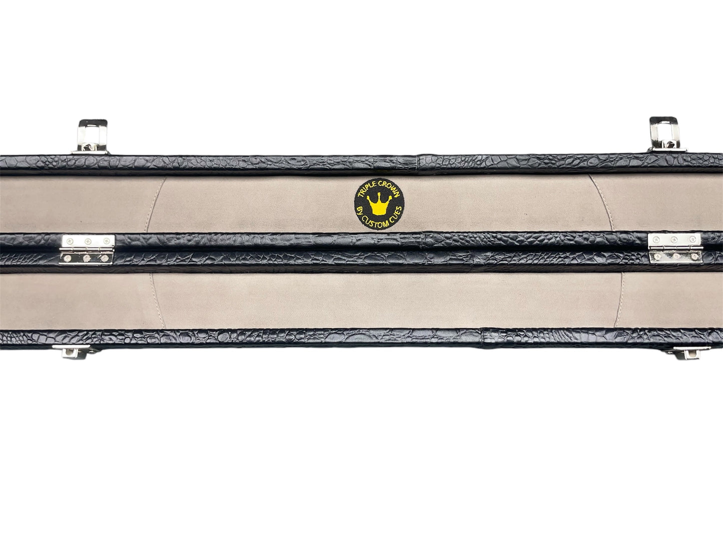 Triple Crown Croc Back Style Black With Grey Interior (Double Without Divider)
