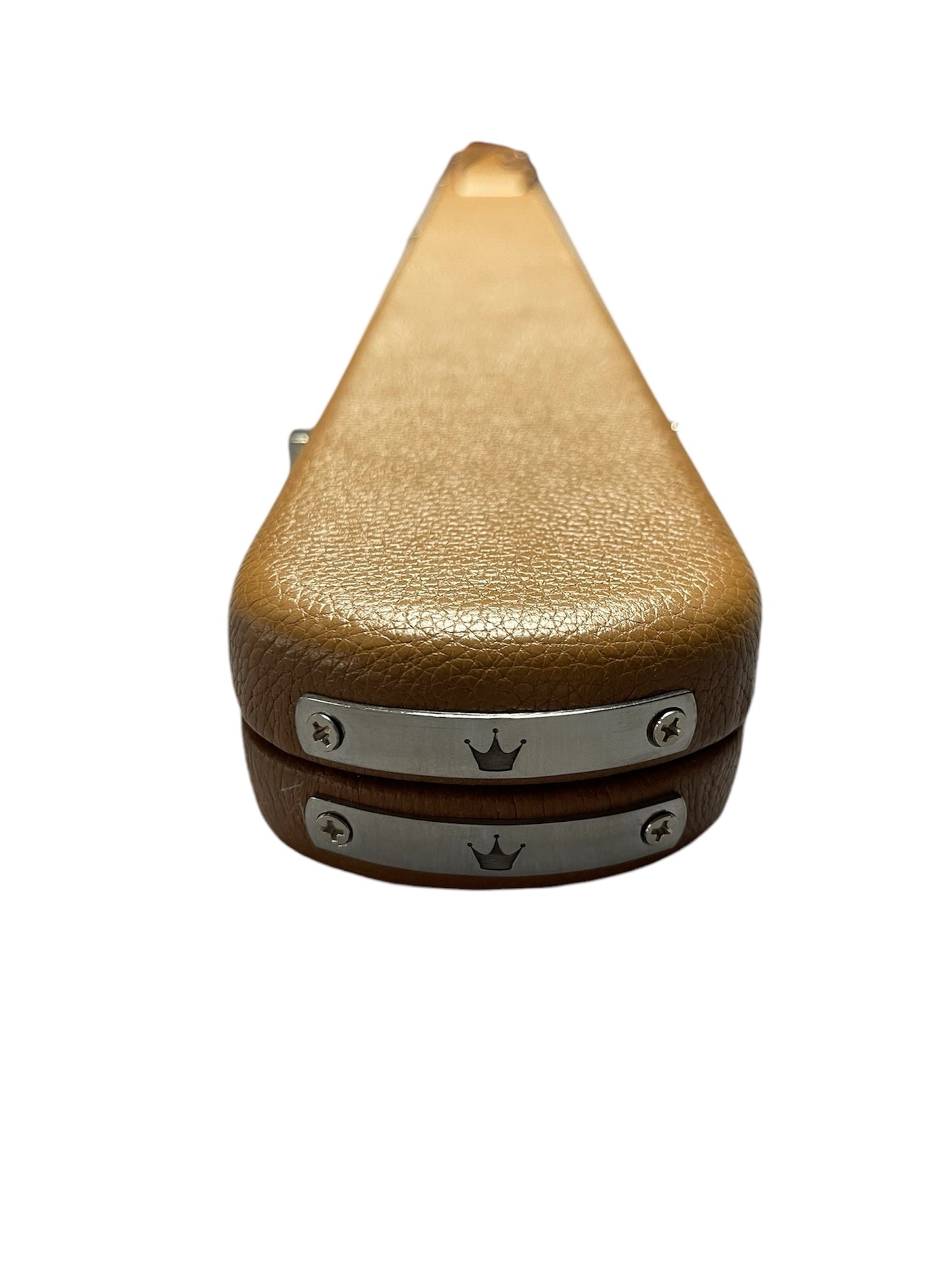 Jason Owen (LE) (TC) Light Brown with Dark Blue interior (Double Slot With Divider)