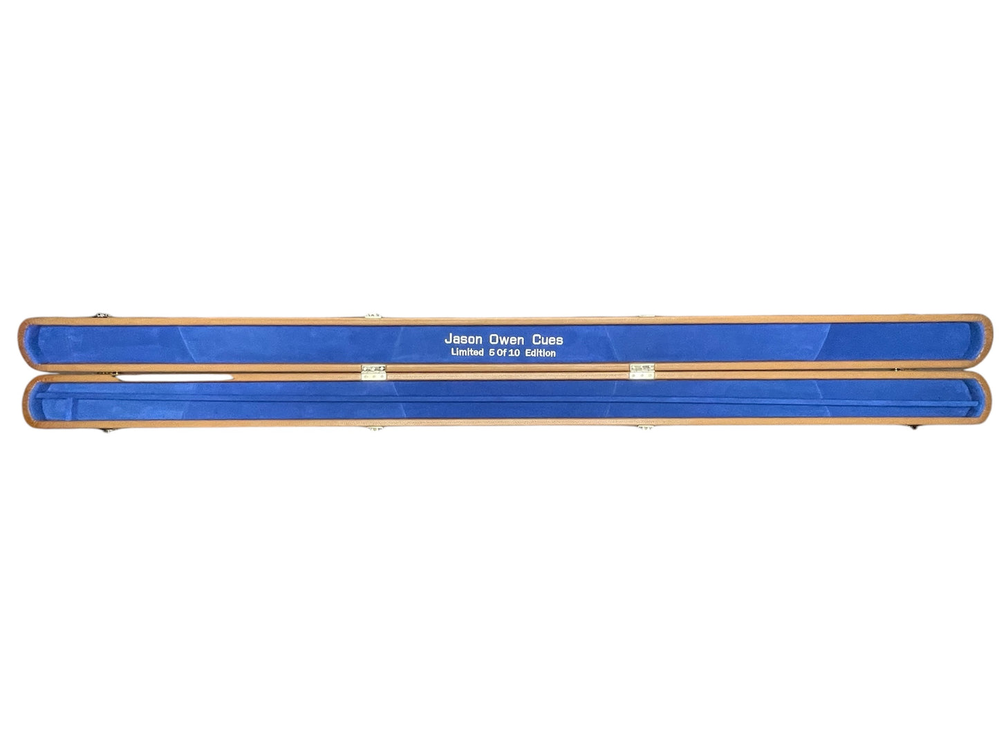 Jason Owen (LE) (TC) Light Brown with Dark Blue interior (Double Slot With Divider)