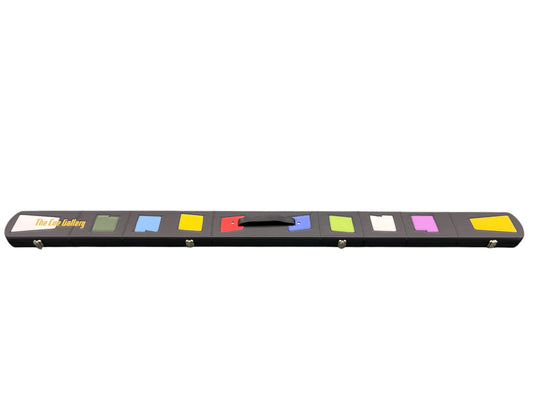 Cue Gallery Multi-Coloured Case (Treble Slot)