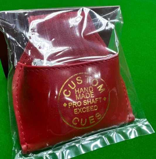 Custom Cues Chalk Pouch Red Exceed